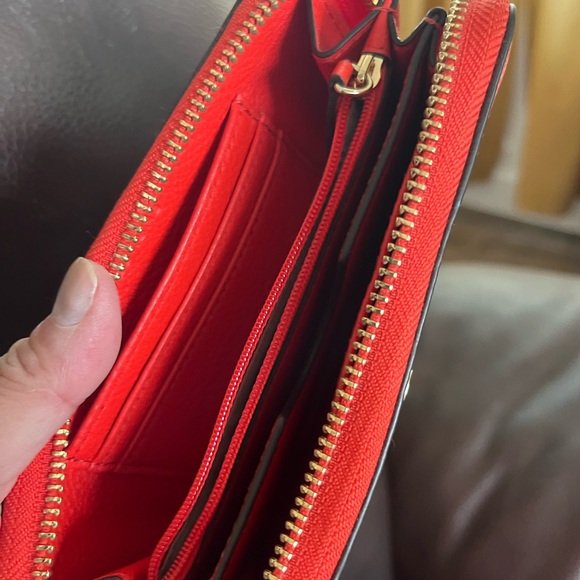 Orange/tangerine MK purse and wallet - Picture 5 of 5